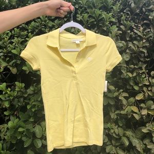AEROPOSTAL Polo Yellow Button Shirt